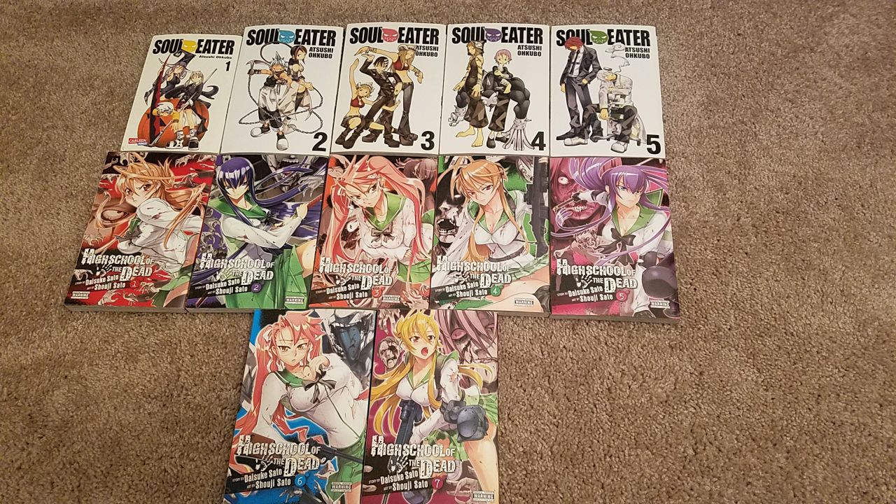 Collection of manga