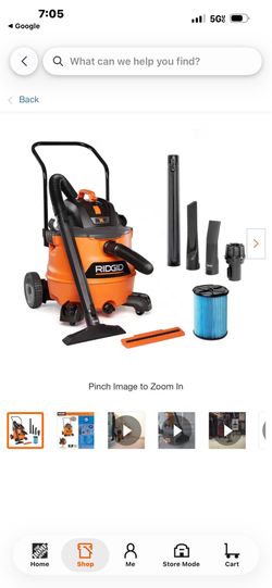Vaccum RIDGID 16 gall