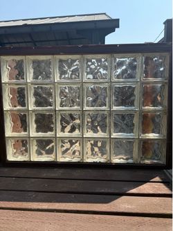 Glass wall or window.