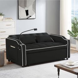 3 in 1 Convertible Sleeper Sofa Bed/ Futon
