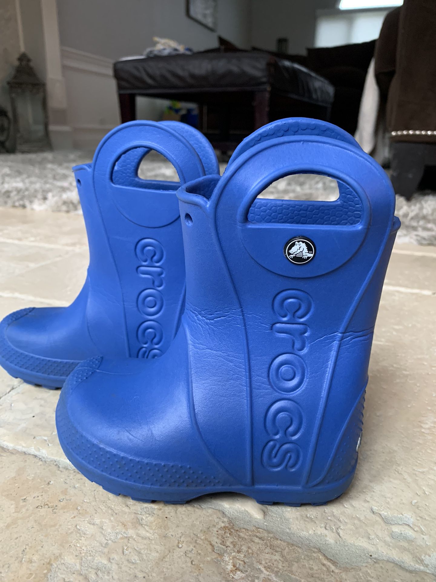 Crocs Rain Boots (Blue)