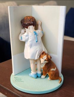 Bessie Pease Gutmann In Disgrace Figurine Danbury Mint 1992