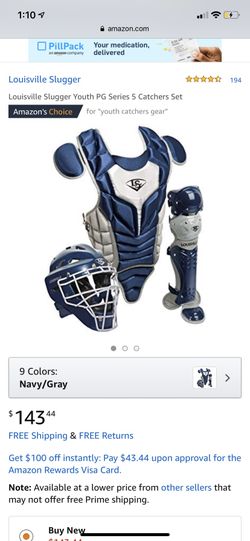 Brand new still in the box youth catcher set