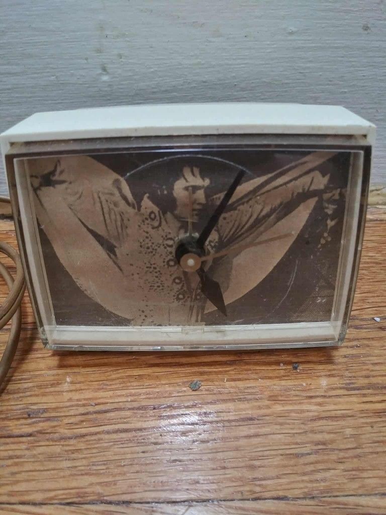 Vintage Elvis Presley Westclox Alarm Clock Model 20291
