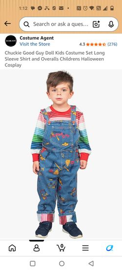 New Chucky Good Guy Kids Halloween Costume Set / 12M