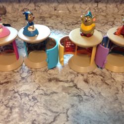 Vintage Disney Cinderella MiceThread Spool sewing Play Spool