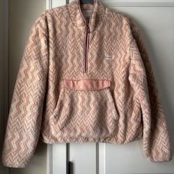 Peach Fleece Pullover