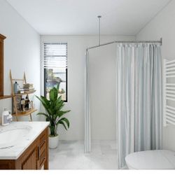 Shower curtain rod