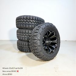 20x10 Fuel 6x139 New antes $1380 ❌ Ahora $1190 