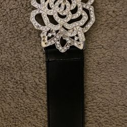 BRAND NEW Black Bling Belt Bucle