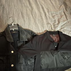 Mens Amiri Jacket & Mens Prada polo 