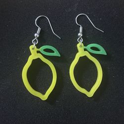 Handmade Lemon Earrings
