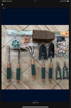 60 pots and tools