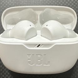JBL Vibe Beam True Wireless In-Ear Headphones - White (JBLVBEAMWHTAM)