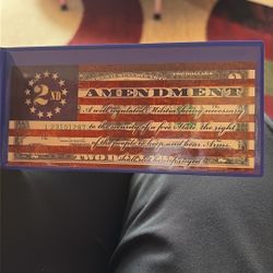 Second Amendment USA Flag $2 Bill