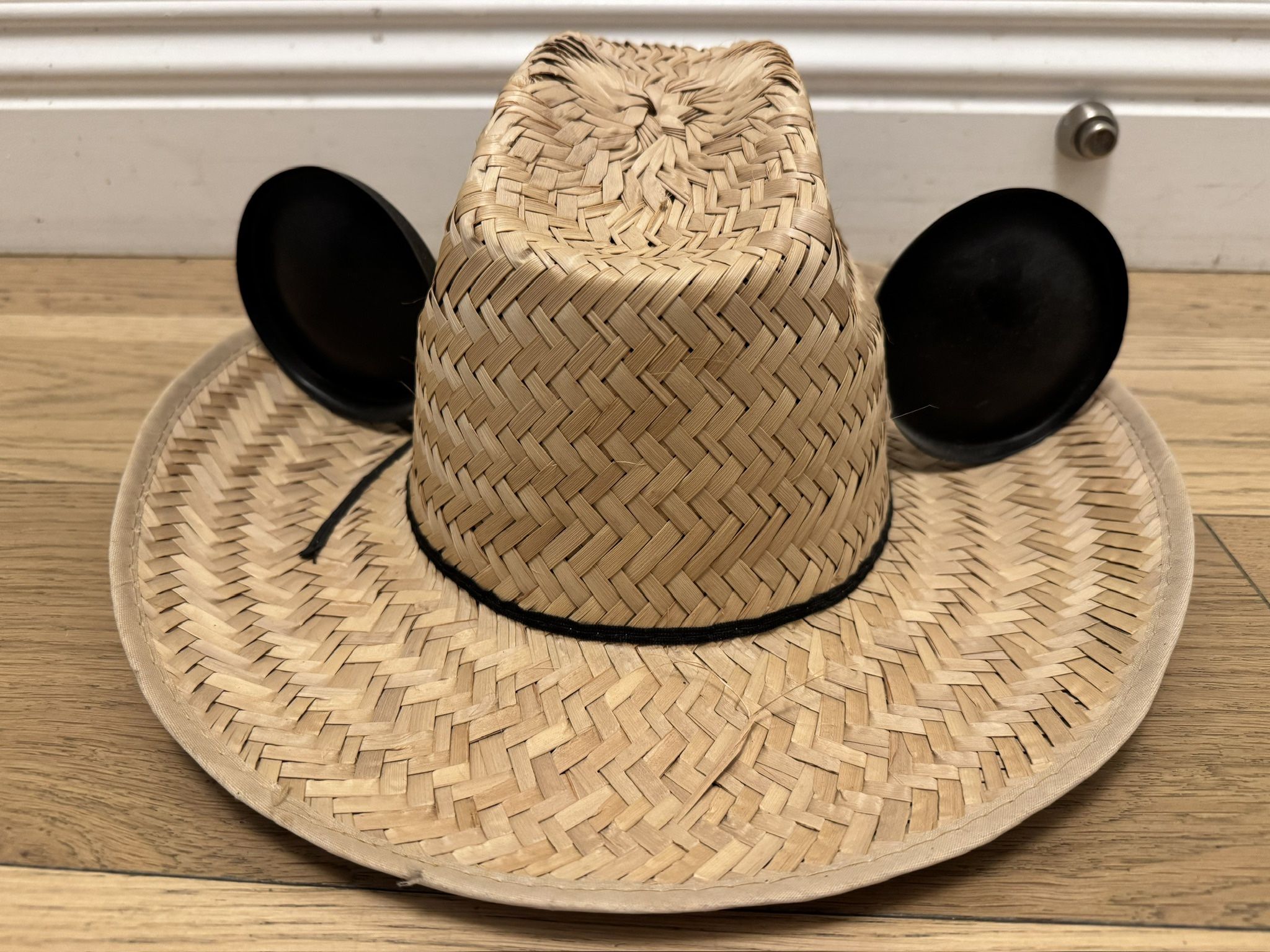 Mickey Mouse Ears Straw Hat