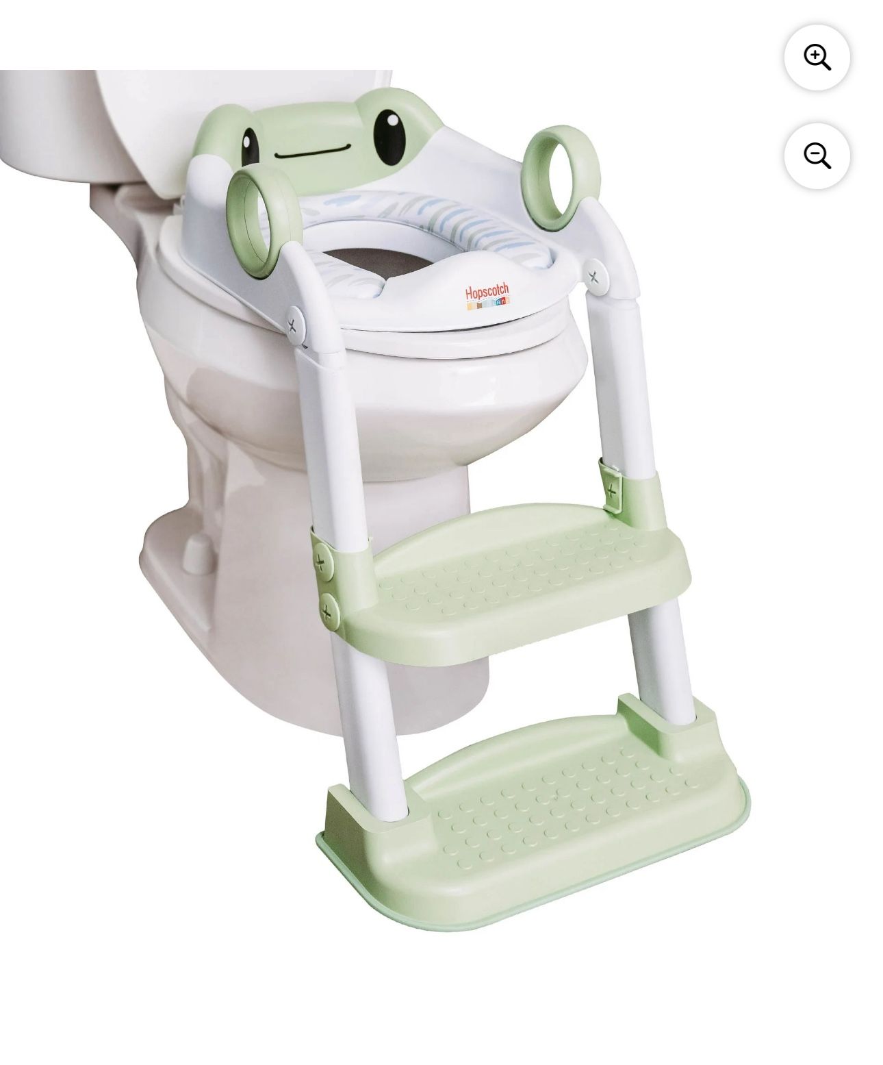 Hopscotch Lane Frog Character Step up Potty - Toddler Toilet Seat with Ladder, Children 12+ Months
