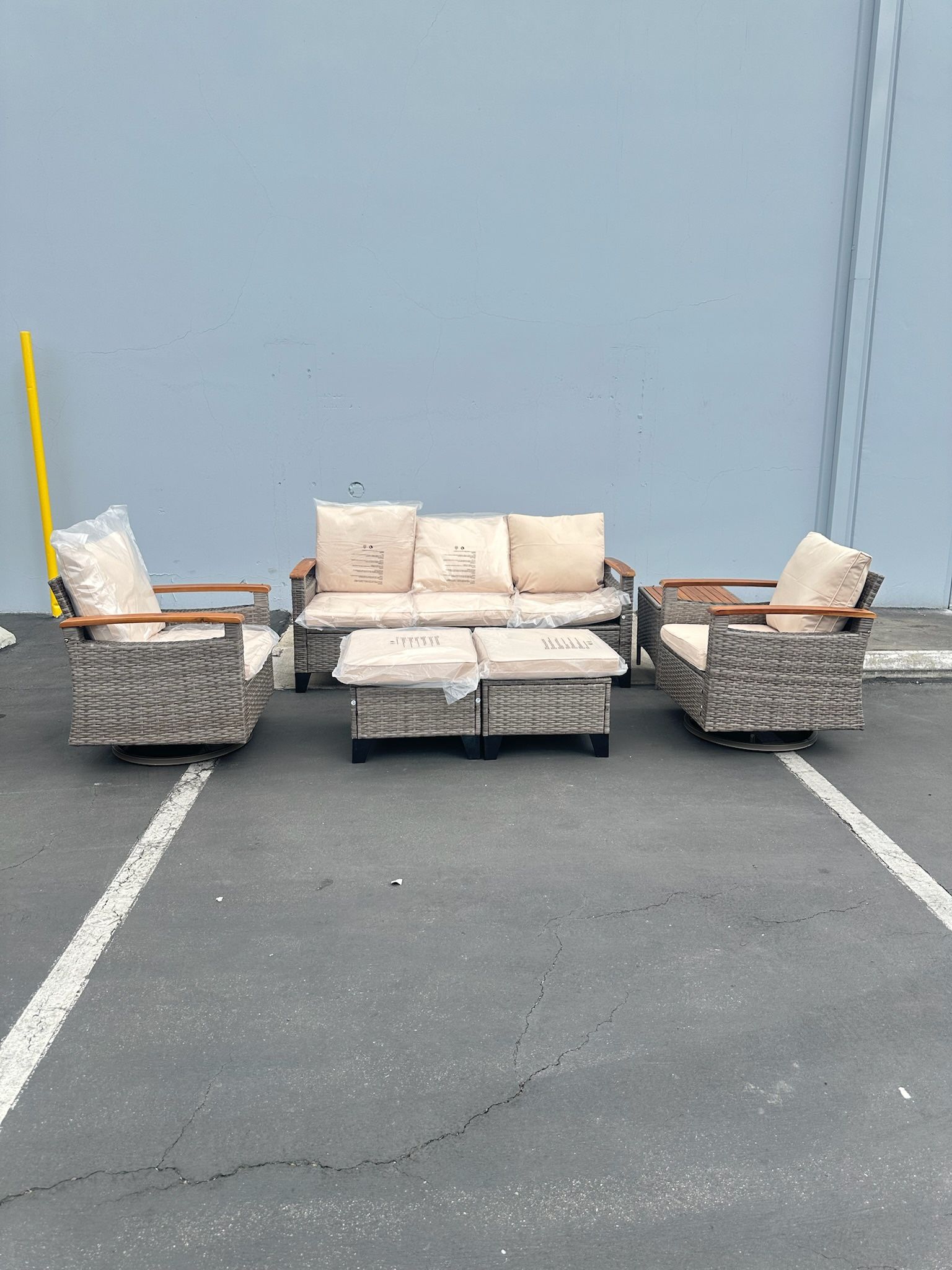 Outdoor 6pc Patio Furniture Set