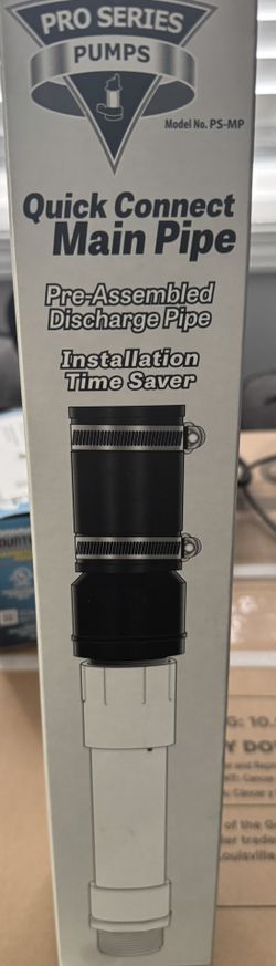 Pro Series - Pre Assembled Discharge Pipe