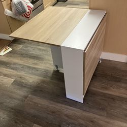 Foldable Dining Table With Storage