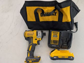 Used DeWalt DCF887 new 4ah battery charger and bag