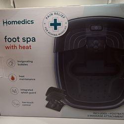 Homedics Foot Spa with Heat - Pain Relief 