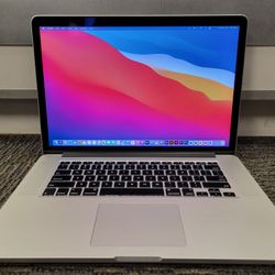 Apple Macbook Pro 15" Retina Quad Core I7 Laptop