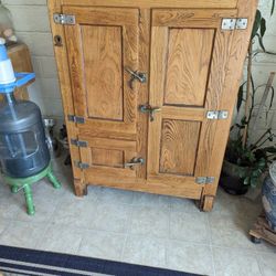 Oakwood Antique Ice Box Best Offer!!!