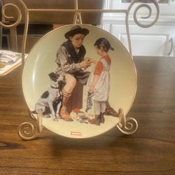Norman Rockwell “A Helping Hand” Collectible Plate