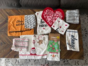 holiday kitchen towels