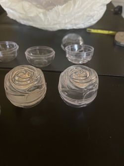 Clear rosary containers plastic