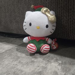 Christmas Beanie Babies Ty Hello Kitty Plush