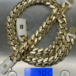795g🔥Super heavy handmade Miami Cuban Links Necklace 💥💥💥