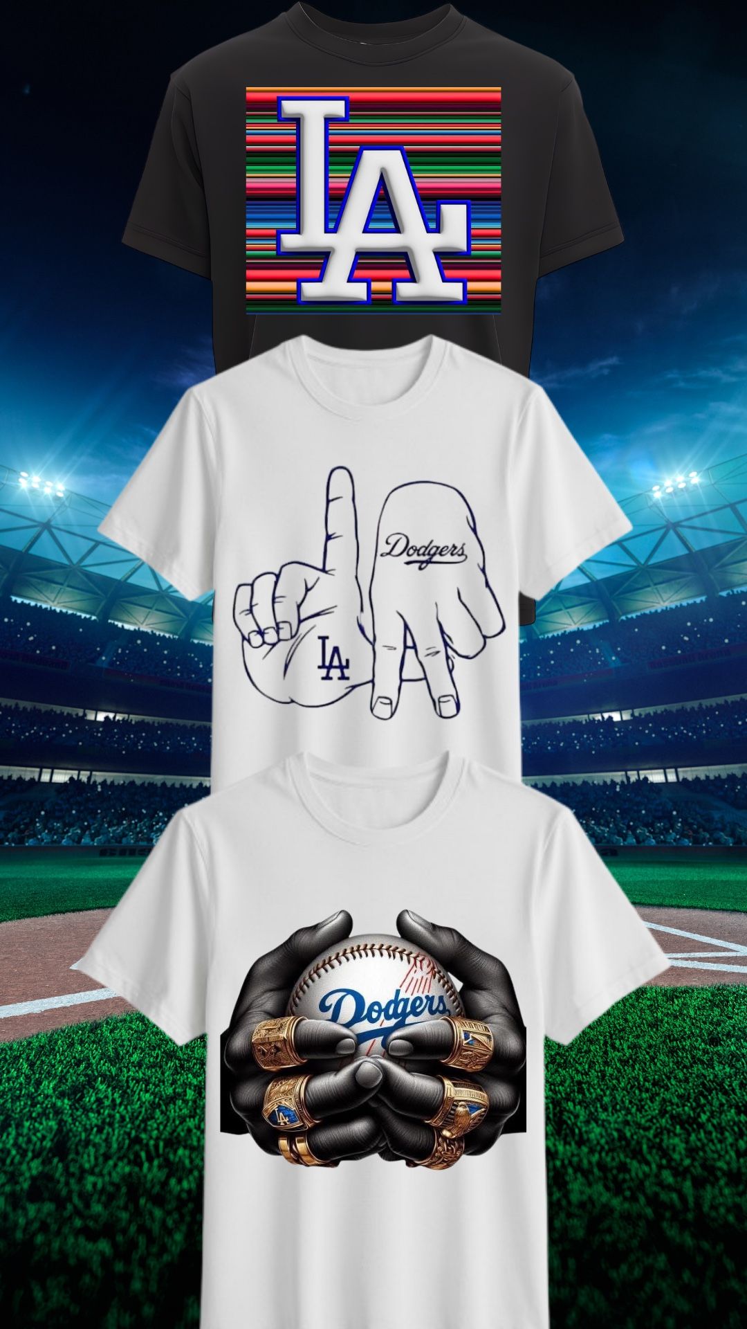 Custom Dodgers Shirt/ Camisa