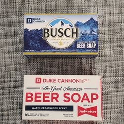 2 Duke Cannon Beer Soap Bars