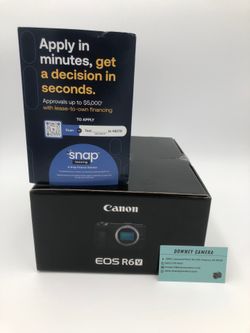 Canon r6v body only