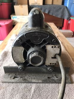 Vintage General Electric 115V 1/3HP Fan Blower Motor 1725 RPM