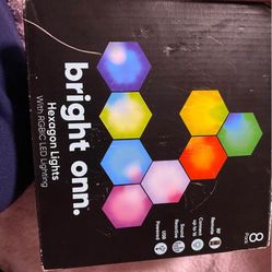 Hexagon LED lights