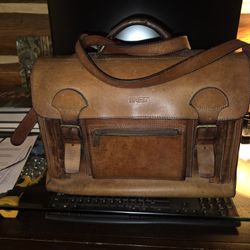 BREE Antique Leather Shoulder Bag