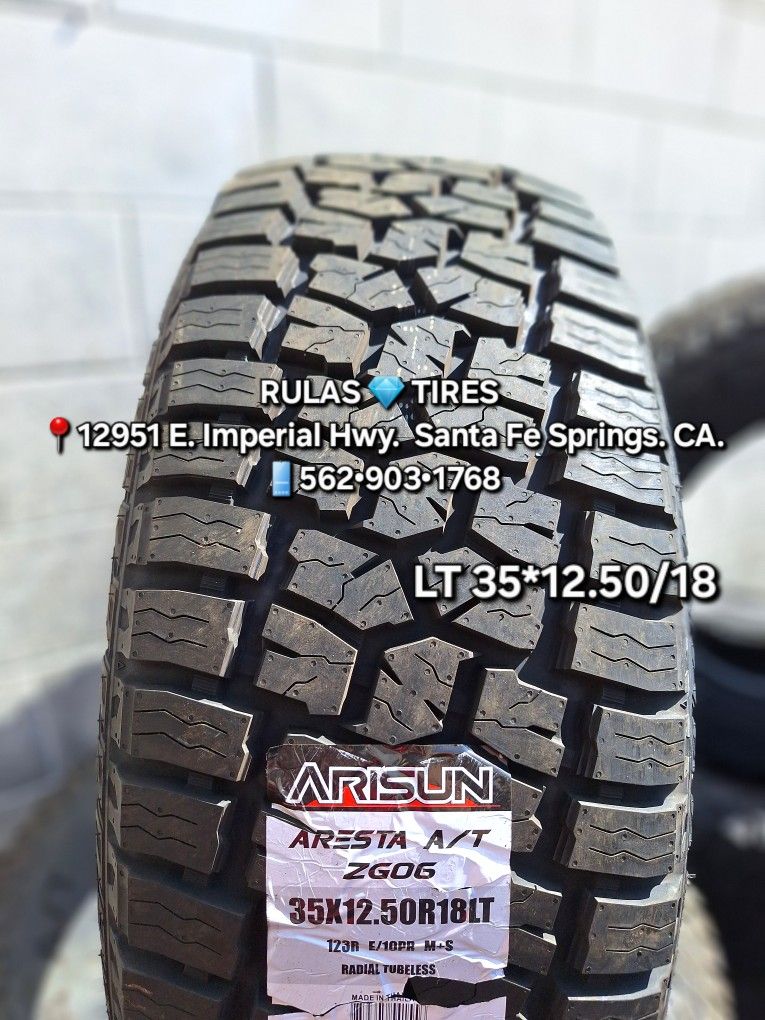 LT 35*12.50 ARISUN ARESTA AT 🛞 Brand new tires / Llantas nuevas 💥  