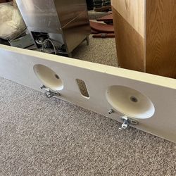 Restaurant Double Sink Bathroom 