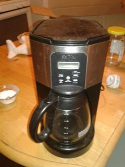 Coffee machine working