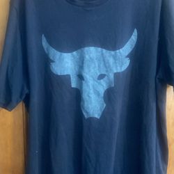 Under Armour Project Rock T-Shiry XXL Black/Gray