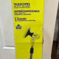 NEW - Ryobi 18V ONE+ Cordless Telescoping Power Scrubber 