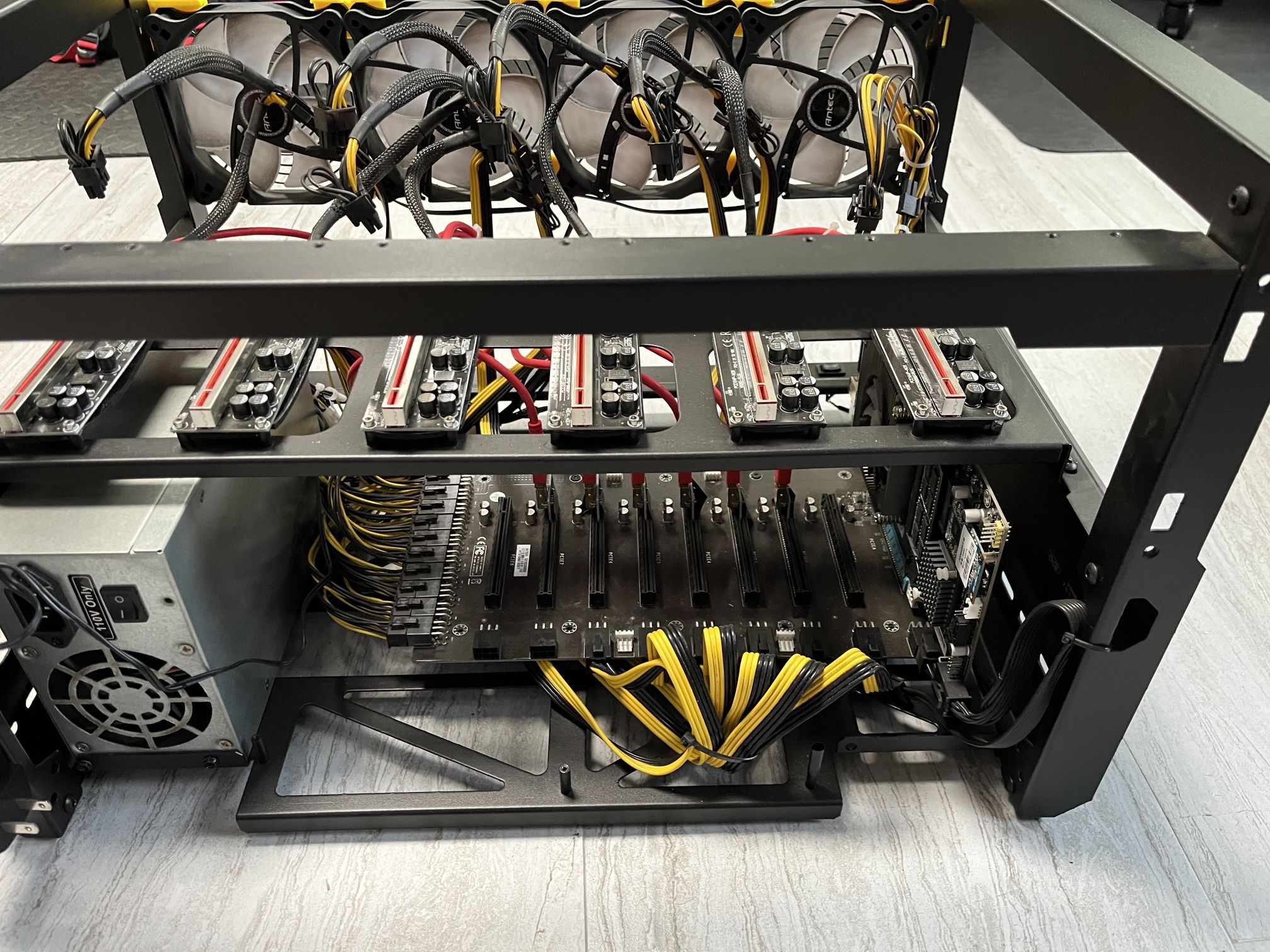 Ethereum Mining Mining Rig Mining Frame Rig Case Gpu Mining Rig Build Vedha  GPU Mining Rig