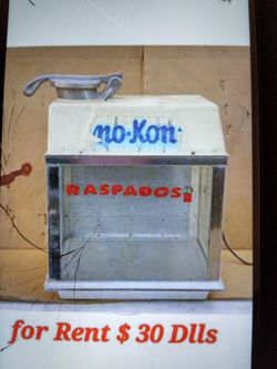 SNOV CONE MACHINE