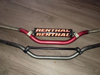 Renthal Motocross Handlebars – Red Twinwall (918) & Gray 7/8" (971) Bends