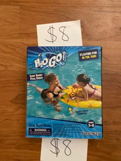 $8 New! Bestway H2O GO! Inflatable Surf Buddy Pool Rider
