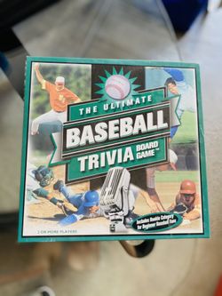 The Ultimate Baseball Trivia Board Game