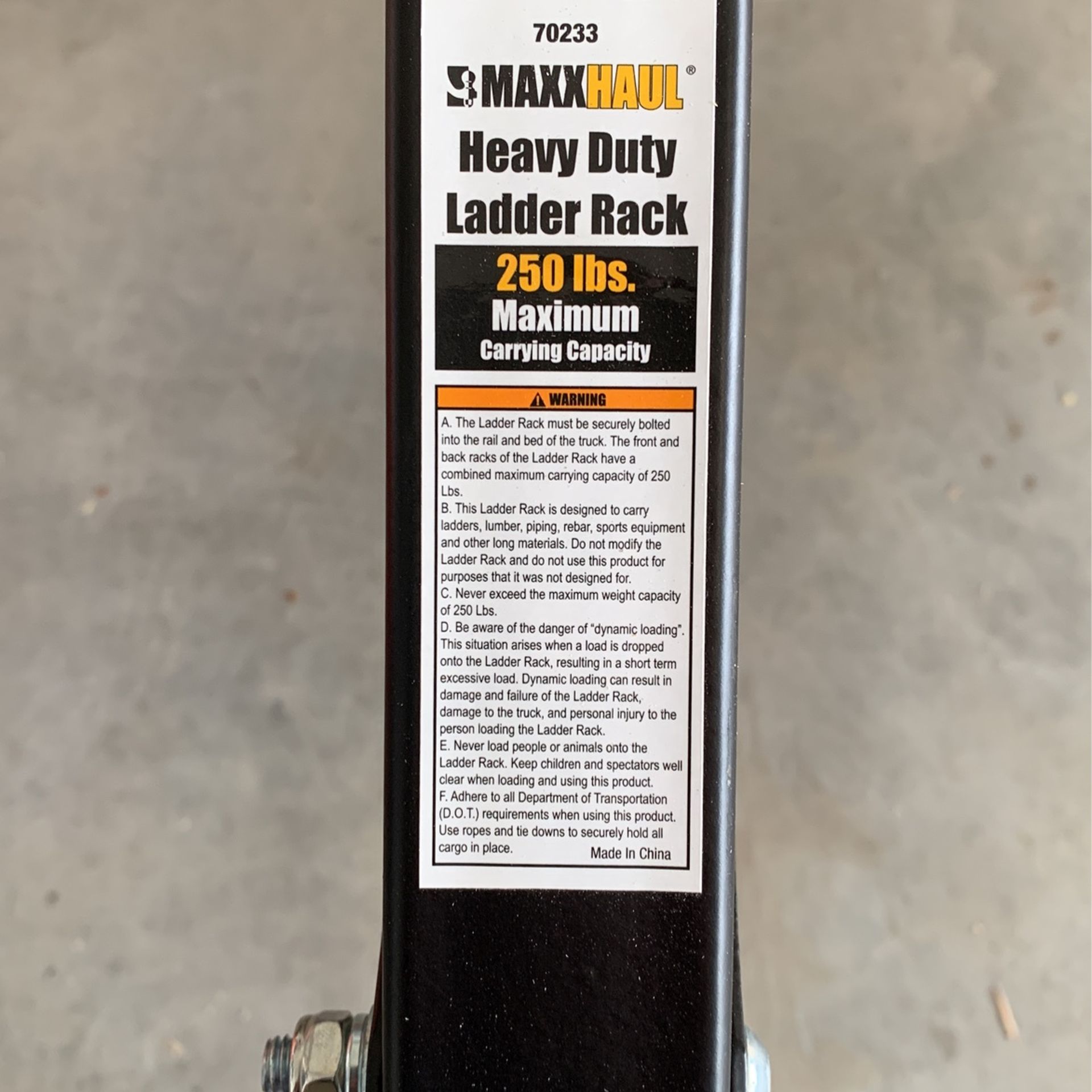 Ladder/Lumber Rack